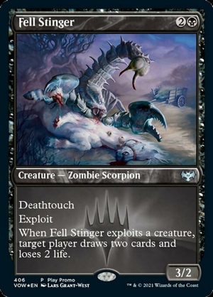 Fell Stinger - Innistrad: Crimson Vow-(406)-Foil