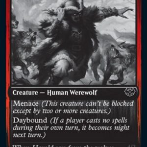 Fearful Villager // Fearsome Werewolf - Innistrad: Double Feature-(424)