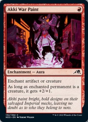 Akki War Paint - Kamigawa: Neon Dynasty-(132)