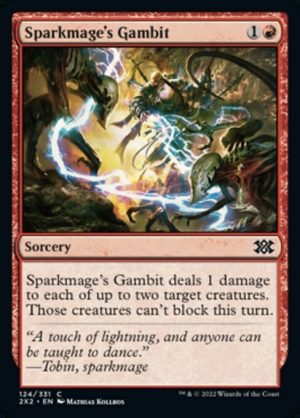 Sparkmage's Gambit - Double Masters 2022-(124)-Foil