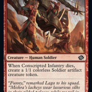 Conscripted Infantry - The Brothers' War-(129)-Foil