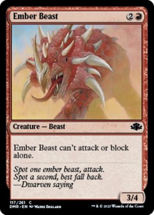 Ember Beast - Dominaria Remastered-(117)