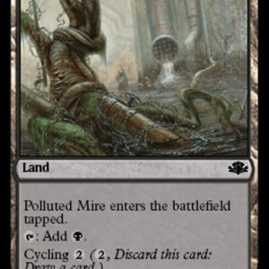 Polluted Mire - Dominaria Remastered-(253)-Foil