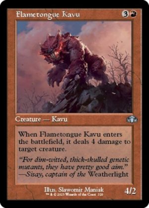 Flametongue Kavu - Dominaria Remastered-(320)
