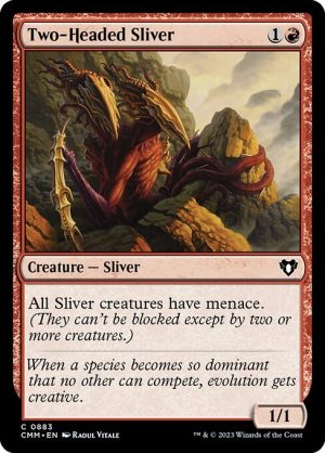 Two-Headed Sliver - Commander Masters-(883)