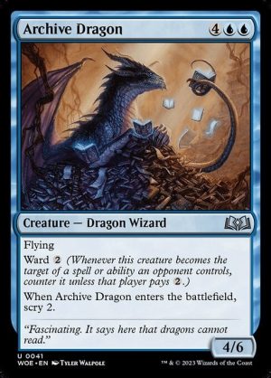 Archive Dragon - Wilds of Eldraine-(041)