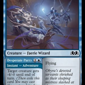 Obyra's Attendants // Desperate Parry - Wilds of Eldraine-(063)