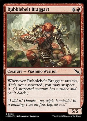 Rubblebelt Braggart - Murders at Karlov Manor-(143)-Foil