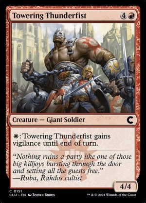 Towering Thunderfist - Ravnica: Clue Edition-(151)