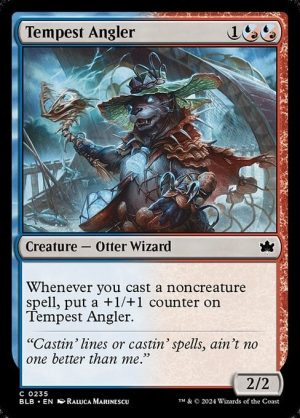 Tempest Angler - Bloomburrow-(235)-Foil