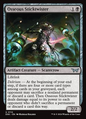 Osseous Sticktwister - Duskmourn: House of Horror-(112)-Foil