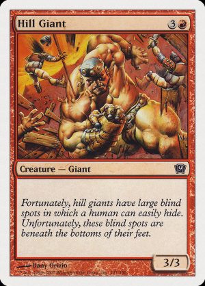 Hill Giant - Ninth Edition-(197)-Foil