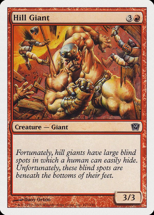 Hill Giant - Ninth Edition-(197)-Foil