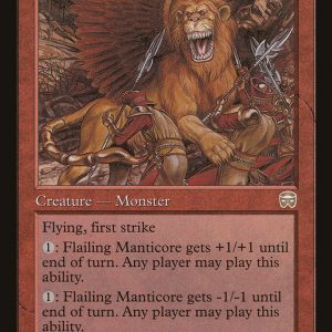 Flailing Manticore - Mercadian Masques-(187)