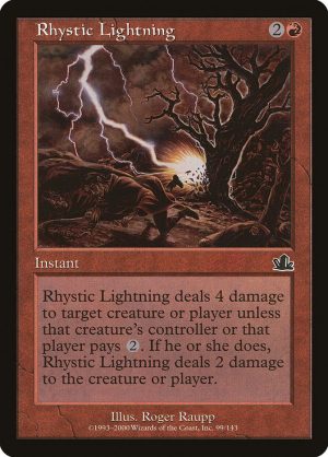 Rhystic Lightning - Prophecy-(099)