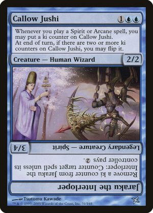 Callow Jushi // Jaraku the Interloper - Betrayers of Kamigawa-(031)