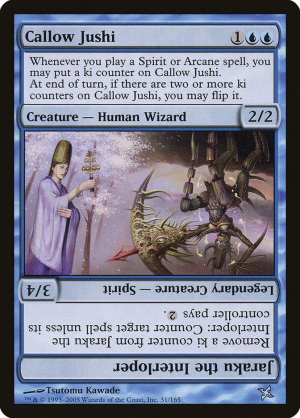 Callow Jushi // Jaraku the Interloper - Betrayers of Kamigawa-(031)