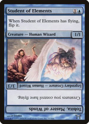 Student of Elements // Tobita, Master of Winds - Champions of Kamigawa-(093)