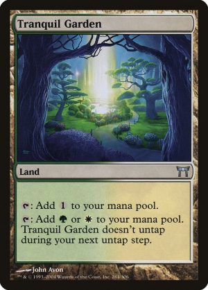 Tranquil Garden - Champions of Kamigawa-(284)