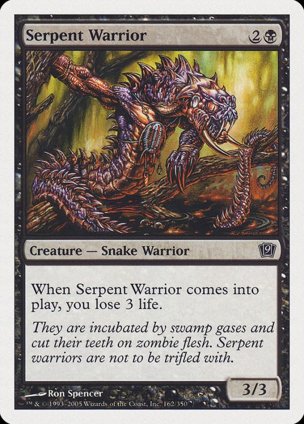 Serpent Warrior - Ninth Edition-(162)