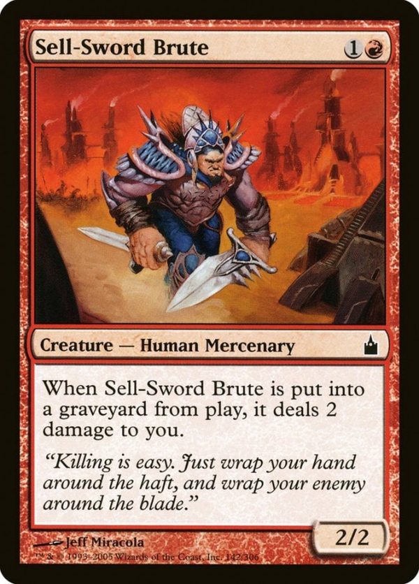 Sell-Sword Brute - Ravnica: City of Guilds-(142)