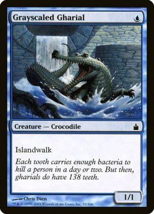 Grayscaled Gharial - Ravnica: City of Guilds-(052)