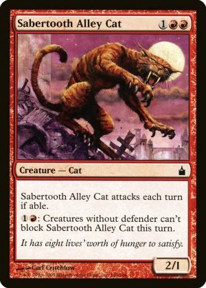 Sabertooth Alley Cat - Ravnica: City of Guilds-(140)