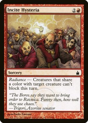 Incite Hysteria - Ravnica: City of Guilds-(132)