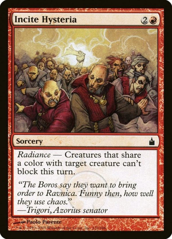 Incite Hysteria - Ravnica: City of Guilds-(132)