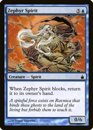 Zephyr Spirit - Ravnica: City of Guilds-(076)