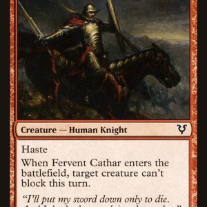 Fervent Cathar - Avacyn Restored-(135)