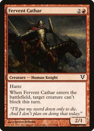 Fervent Cathar - Avacyn Restored-(135)