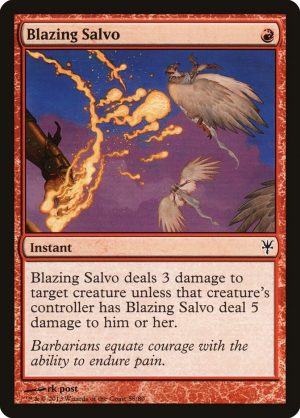 Blazing Salvo - Duel Decks: Sorin vs. Tibalt-(058)