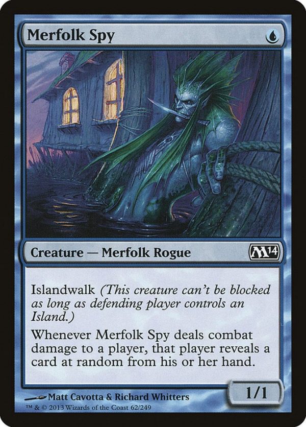 Merfolk Spy - Magic 2014 Core Set-(062)