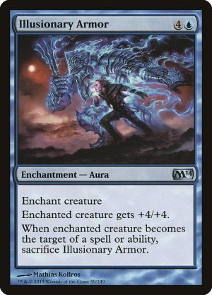 Illusionary Armor - Magic 2014 Core Set-(059)