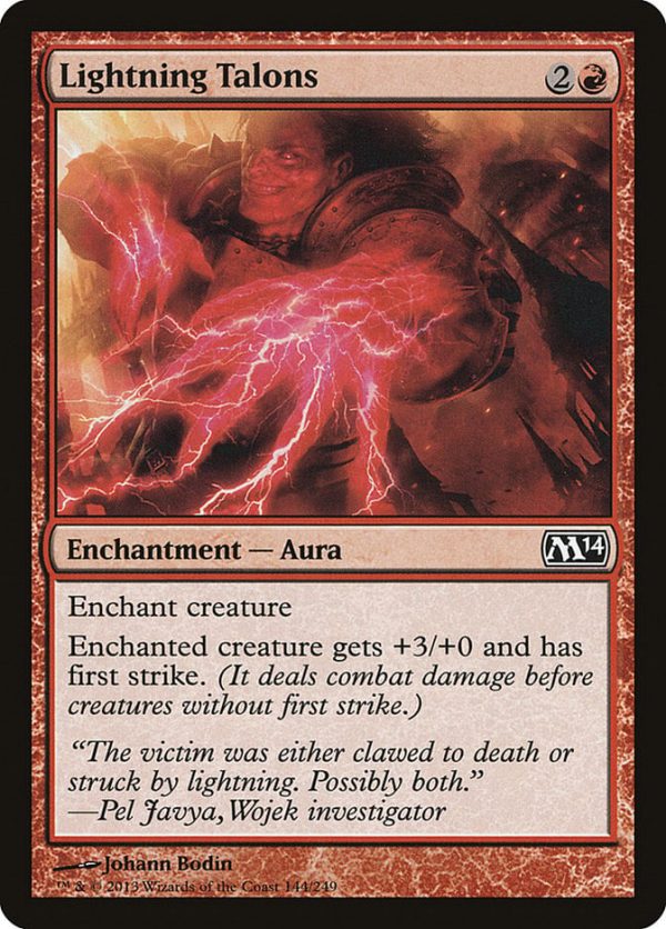 Lightning Talons - Magic 2014 Core Set-(144)
