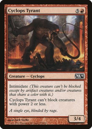 Cyclops Tyrant - Magic 2014 Core Set-(135)