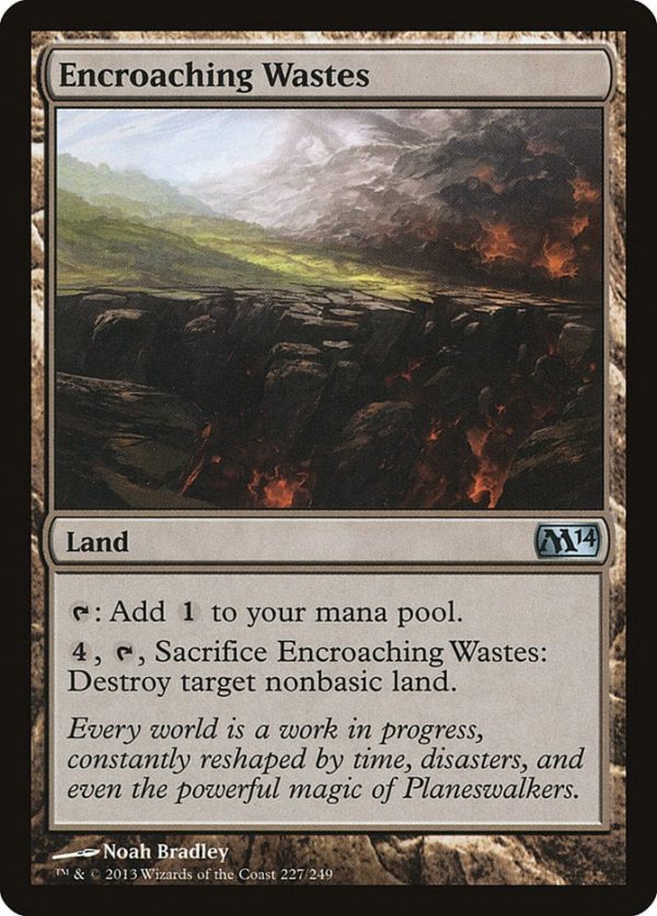 Encroaching Wastes - Magic 2014 Core Set-(227)