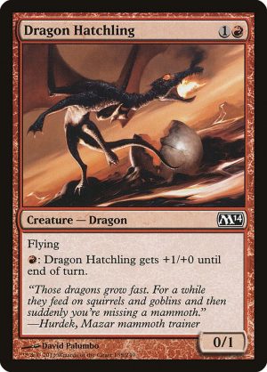 Dragon Hatchling - Magic 2014 Core Set-(138)
