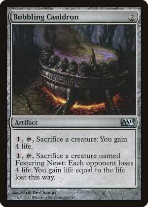 Bubbling Cauldron - Magic 2014 Core Set-(205)