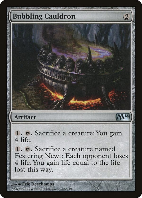 Bubbling Cauldron - Magic 2014 Core Set-(205)