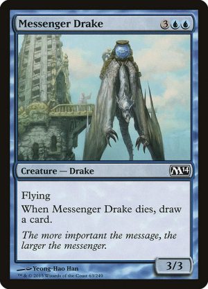 Messenger Drake - Magic 2014 Core Set-(063)