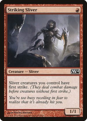 Striking Sliver - Magic 2014 Core Set-(157)