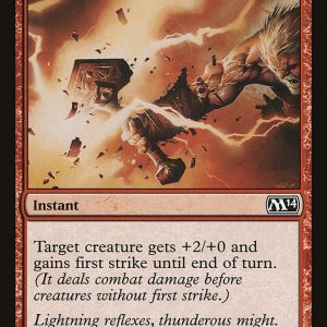 Thunder Strike - Magic 2014 Core Set-(159)