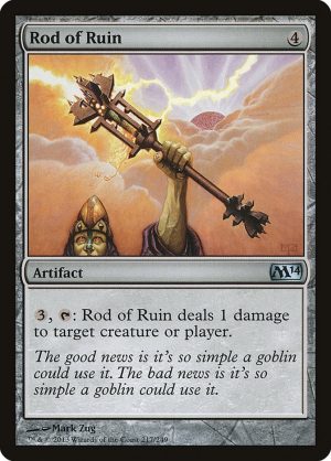 Rod of Ruin - Magic 2014 Core Set-(217)