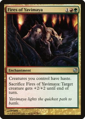 Fires of Yavimaya - Duel Decks: Heroes vs. Monsters-(070)