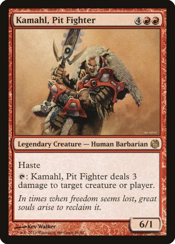 Kamahl, Pit Fighter - Duel Decks: Heroes vs. Monsters-(016)