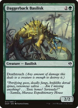 Daggerback Basilisk - Duel Decks: Zendikar vs. Eldrazi-(011)
