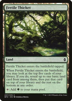Fertile Thicket - Battle for Zendikar-(237)