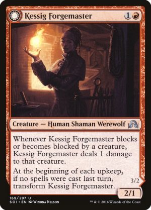 Kessig Forgemaster // Flameheart Werewolf - Shadows over Innistrad-(169)